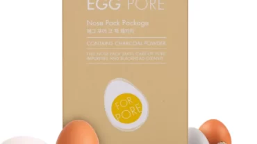 لصقات  TONYMOLY nose pack egg pore