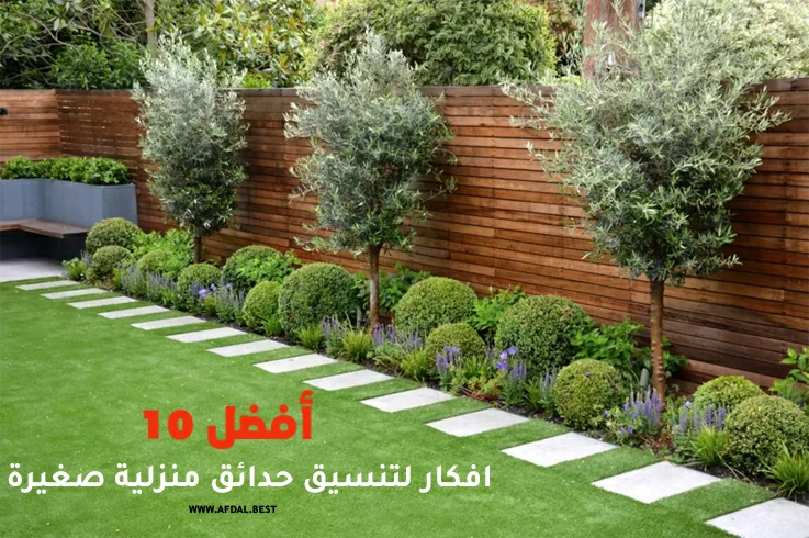 أفضل 10 افكار لتنسيق حدائق منزلية صغيرة
