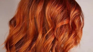 اللون النحاسي Copper hair color