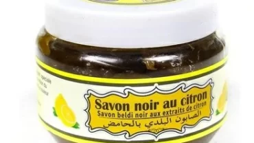 صابون زين المغربي بالليمون/ Savon noir au citron