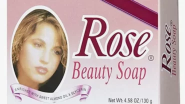 صابونة روز بالزيت الحلو والجليسرين / Rose beauty soap