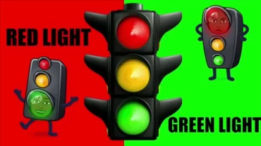 الضوء الأخضر والضوء الأحمر