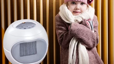 دفاية كهرباء يونيون اير بالمروحة  2000 وات Unionaire power heater with fan