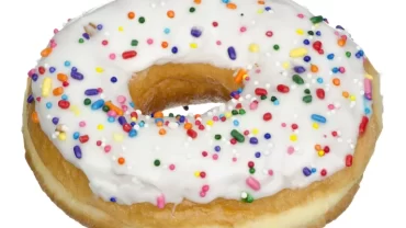 دونات الفانيليا مع سبرينكلز / Vanilla With Sprinkles Donut