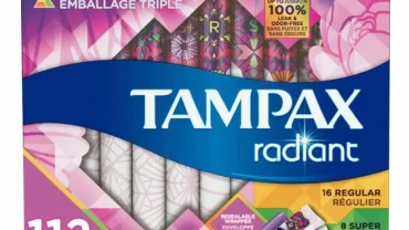سدادات تامبكس رادينت/ Tampax Radiant Plastic