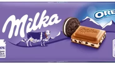 شوكولاتة ميلكا بالحليب وبسكويت الاوريو / Milka Oreo Chocolate