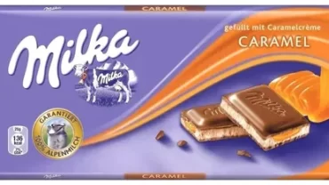 شوكولاتة ميلكا بالكراميل / Milka Chocolate Caramels
