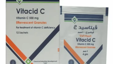 فوار فيتاسيد / Vitacid C 500 mg eff tab