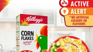 كورن فلكيس كلوقز / Kellogg’s Corn Flakes Cereal The Original
