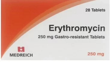 إريثروميسين أقراص 250 و500 مجم ( Erythromycin )