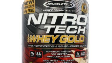 بروتين NitroTech 100٪ Whey Gold