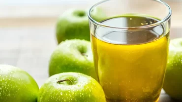 عصير التفاح الأخضر